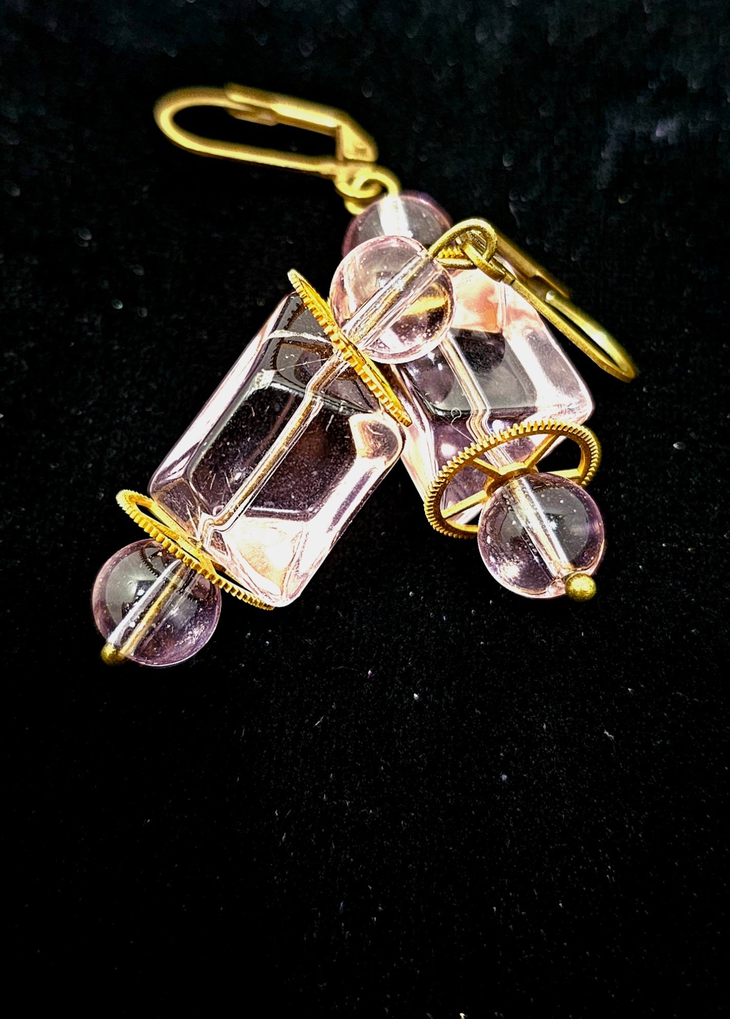 Spiral link Necklace with earrings